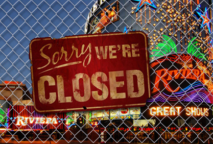 В Лас-Вегасе на месяц закрыли все казино